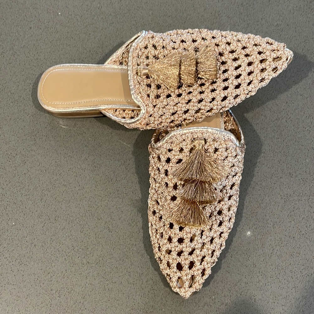 Rag & Co Melanie Woven Mules